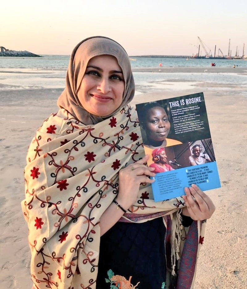 Sabeena Ahmed and The Little Fair Trade Shop in The United Arab Emirates