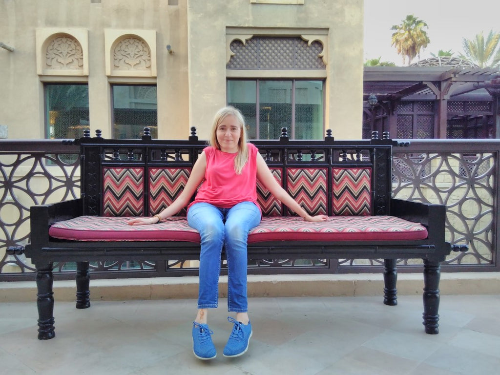 My friend Joanna Smiejka - Poland (Autism Spectrum Educator & World Pulse Digital Change Maker) visits Dubai, UAE