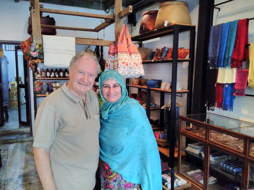 Fair Trade Travels - Heritage Crafts and Cafe Bangkok (ThaiCraft) and Interview with Mr Stephen Salmon
