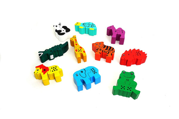 Fair trade children's wooden jigsaw puzzle