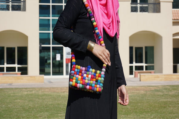 Handbag Multi-coloured Bobble