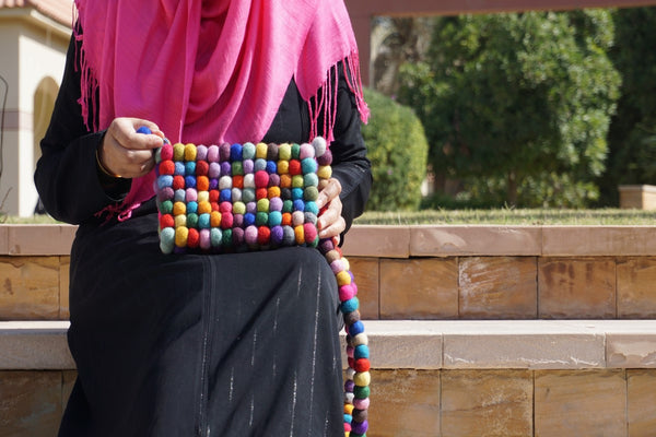 Handbag Multi-coloured Bobble