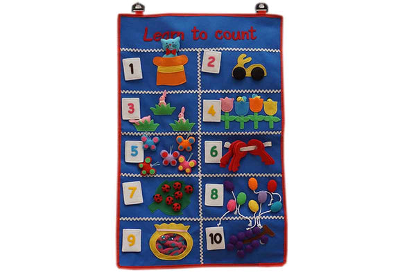 Fair Trade Children's Learn to Count Educational Wall Hanging