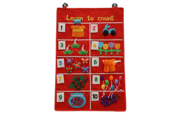 Fair Trade Children's Learn to Count Educational Wall Hanging